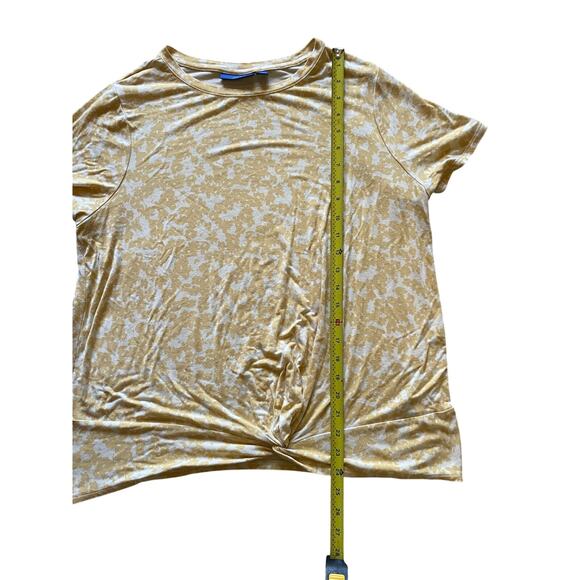 APT 9 T-Shirts with front Waist Tie Knot set of 2 Yellow and Pink Size XL Womens - Picture 5 of 8